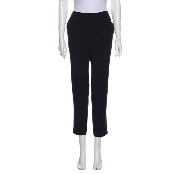 BA&SH, Steady Pressed Crease Straight Leg Trousers Mid-Rise Pant Nuit Women’s 8 - Picture 1 of 13
